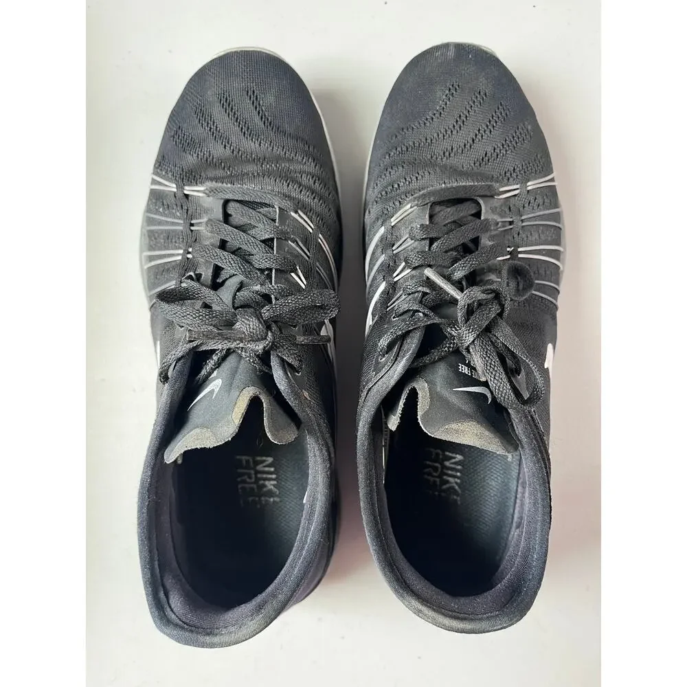 Nike Free TR 6 Black Training Shoes Mesh Sneakers Womens Size 8.5